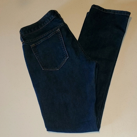 Banana Republic Denim - Banana Republic Petites, 28/6P, Dark Denim Blue Jeans